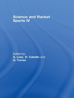 cover image of Science and Racket Sports IV